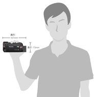 Panasonic 4K video camera WX970M wipe takes lightweight 447g black HC-WX970M-K - International Version (No Warranty) N2