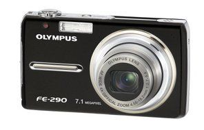 Olympus Stylus FE-290 7MP Digital Camera with 4x Wide Angle Optical Zoom (Black) N3