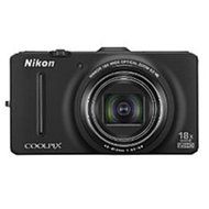 Nikon Coolpix 26315 S9300 16 Megapixels Digital Camera - 18x Optical/4x Digital Zoom - 3-inch LCD Display - Black