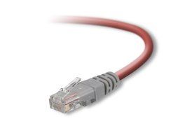 Belkin 25-Foot CAT5e Crossover Molded Networking Cable (Yellow) N5