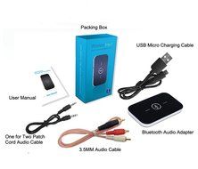 Bluetooth 4.1 Transmitter Receiver,Awkli 3.5MM Stereo Output Portable 2-in-1 Wireless Audio Adapter Car Kit for... N4