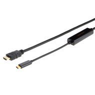 CableCreation 16FT USB Type C (USB-C) to HDMI Cable (DP Alt Mode) for Apple The New Macbook/ Chromebook Pixel/... N4