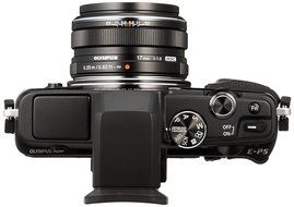 Olympus E-P5 17mm f1.8 and VF-4 16.1 MP Compact System Camera with 3-Inch LCD (Black) - International Version... N6