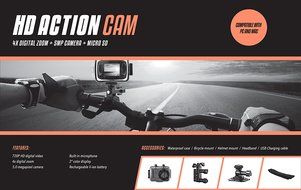 Emerson EVC555SL EVC555 HD Action Camera (Silver) N7