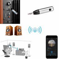 LANMU Audio Aux 3.5mm Mini Bullet Bluetooth ,Bluetooth Receiver,Bluetooth Adapter,Hands-Free Car Kits,Bluetooth... N6