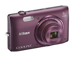 Nikon COOLPIX S5300 16 MP Wi-Fi CMOS Digital Camera with 8x Zoom NIKKOR Lens and 1080p HD Video (Plum) (Discontinued... N2