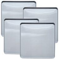 New RANGE KLEEN 5720 Square Stainless Steel Burner Kovers, 4 pk