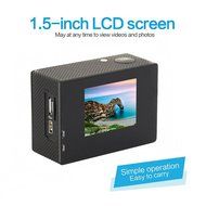 DBPOWER Waterproof Action Camera 12MP 1080P HD with 2 Batteries and Free Accessories Kit(White) N11