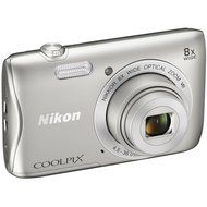 Nikon COOLPIX S3700 20.1 MP WiFi Digital Camera (8X Optical Zoom, Silver) with Corel PaintShop Pro X8 and Easy... N6