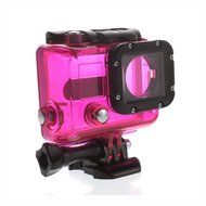 Carry360 Skeleton Protective Housing for Gopro hero 3(without Lens/without cable) Open Side for FPV(color pink)
