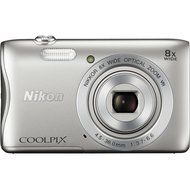 Nikon COOLPIX S3700 20.1 MP WiFi Digital Camera (8X Optical Zoom, Silver) with Corel PaintShop Pro X8 and Easy... N8