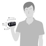 Panasonic Full high-definition Video Camera (black) HC-V480M-K with a built-in SD-adaptive 32GB memory N3