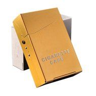 Bleiou 2PCS Aluminum 20 Pieces Cigar Cigarette Tobacco Holder Storage Case Pocket Box Auto High-grade Men&#039;s Cigarette... N6