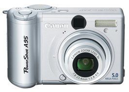 Canon PowerShot A95 5MP Digital Camera with 3x Optical Zoom N5