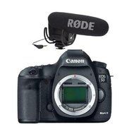 Canon EOS 5D Mark III Digital SLR Camera Body - USA Warranty with Rode Microphones VideoMic Pro R Cardioid Condenser...
