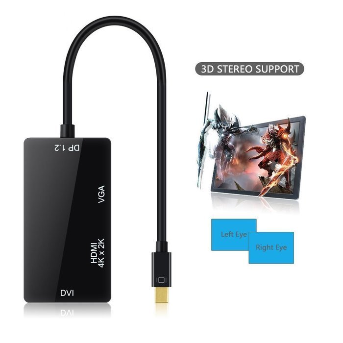 Fastsnail Micro-USB SlimPort/MyDP to High Speed HDMI Male to Female Adapter with USB-Charging Cable N9