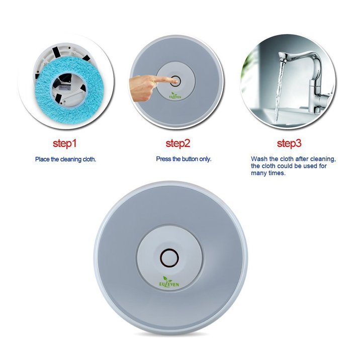 Mopping Robot, Euleven 3075 Floor Mopping, Robotic Cleaner N6