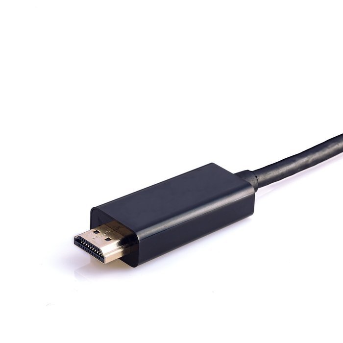Eriotpy Gold Plated DP DisplayPort to HDMI HDTV Cable 6 Feet (Black) N2