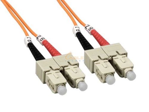 1M Multimode Duplex Fiber Optic Cable (62.5/125) - SC to SC N3