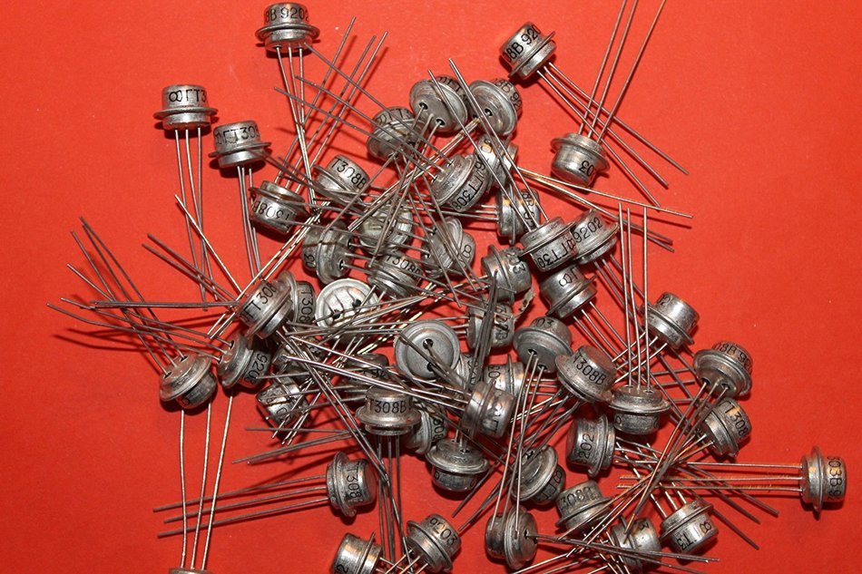 GT308V (1T308V) analogue AF109 Germanium Transistor USSR 20V 50 pcs N2