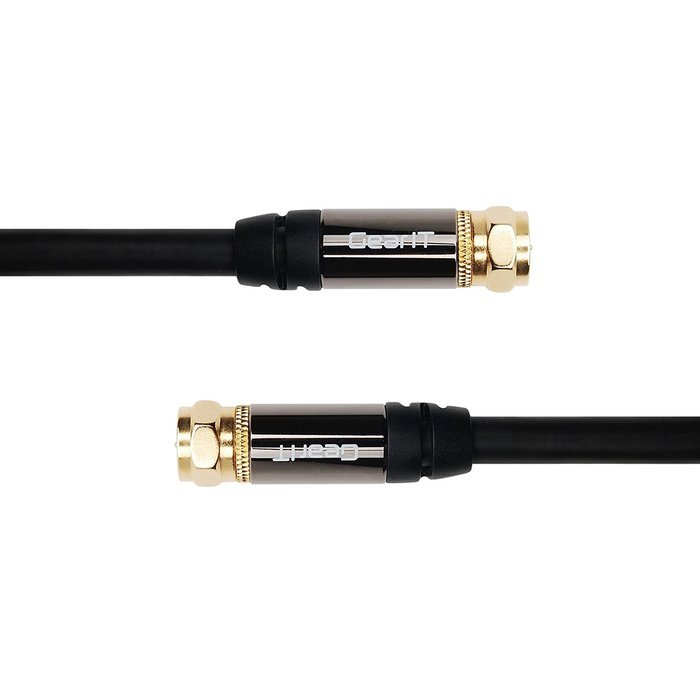 GearIt Digital Audio/Video (25 Feet/7.5 Meters)UL CL2 RG-6 F Type Gold Plated Coaxial Cable Connectors, White N7