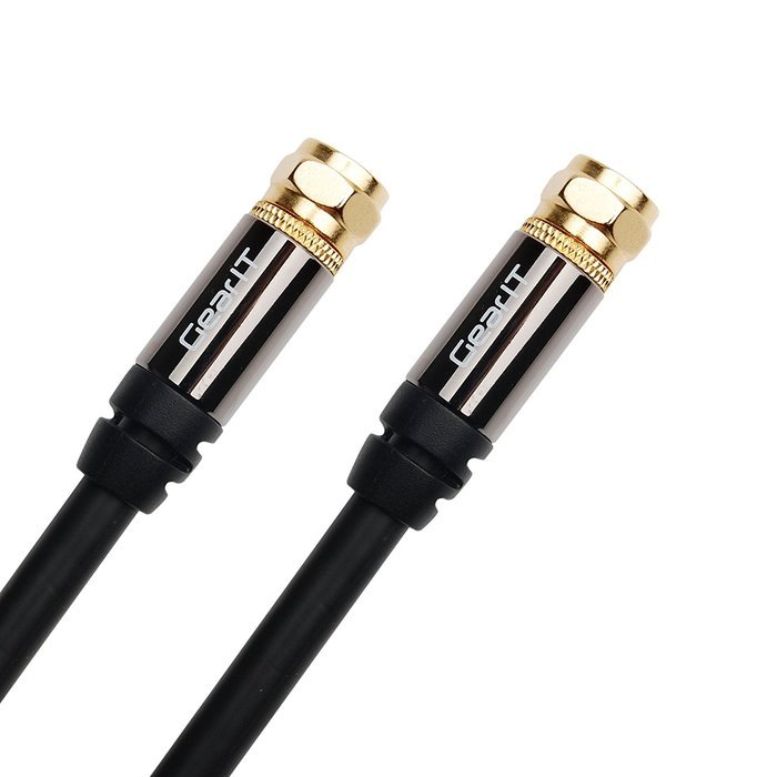 GearIt Digital Audio/Video (25 Feet/7.5 Meters)UL CL2 RG-6 F Type Gold Plated Coaxial Cable Connectors, White N8