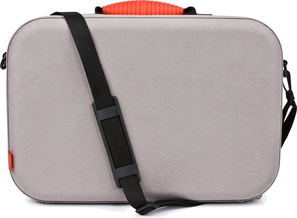 Crosley CR8016A-GY Messenger Portable Battery Powered 3-Speed Turntable, Gray N3