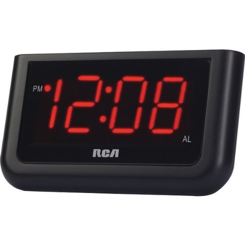RCA RCD30 Alarm Clock with 1.4" Red Display