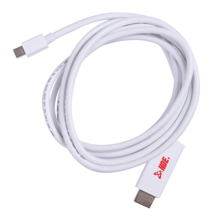 HDE DP to HDMI Mini DisplayPort (Thunderbolt Port Compatible) HDTV Apple Macbook or PC to HDMI Digital TV Monitor... N4