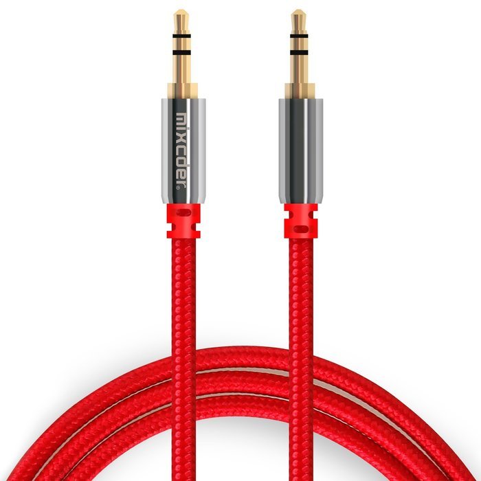 Mixcder AC505 3.5mm Jack Male to Male Stereo Audio Cable Gold-plated Braided Nylon Cord Universal AUX Cable -... N4