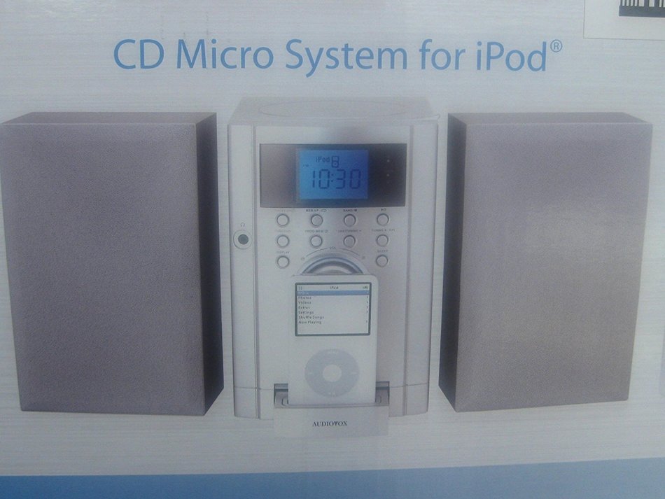 Audiovox CD Micro System for iPod