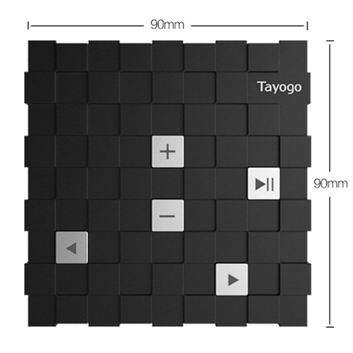 Tayogo Magic Cube Rechargeable Portable Bluetooth Wireless Speaker with 3.5mm Audio Port for Iphones, Ipads, Android... N4