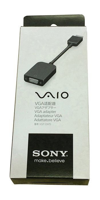 Sony Vaio VGP-DA15 HDMI to VGA Computer External Monitor Adapter or Projector Connector Laptop Second Display...