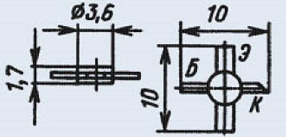 Transistor silicon military KT372B analogue BFR34, BFR34A USSR 4 pcs