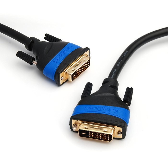 KabelDirekt (6 feet) DUAL LINK DVI Cable - DVI-D 24+1 (1080p Full HD 3D ) - TOP Series N4