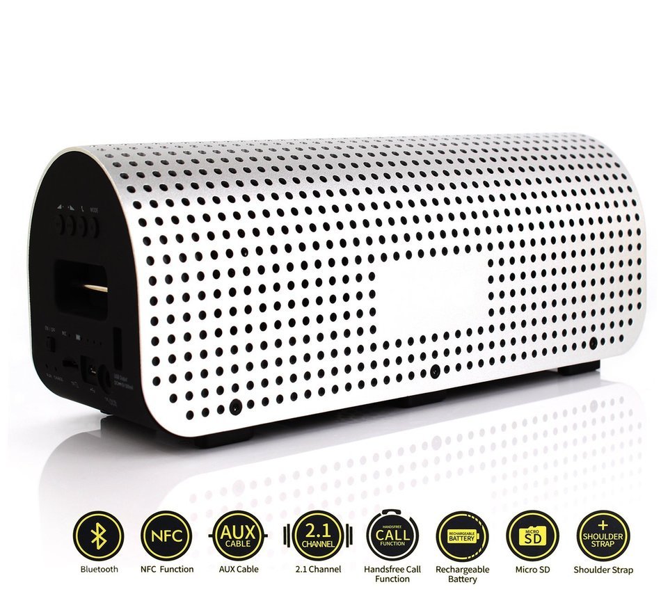 Karnotech REMAX Bluetooth Speaker Portable Desktop Multi-Function Power Bank Bluetooth 4.0 Wireless Outdoor PC... N2
