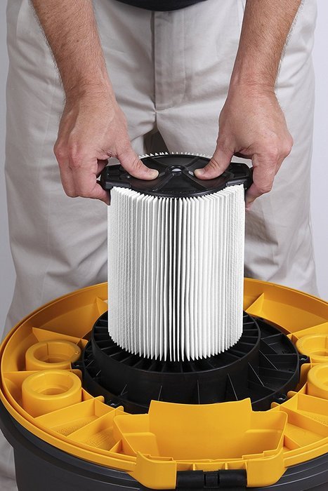 Multi-Fit Wet Dry Vac Filter VF7816 Standard Wet Dry Vacuum Filter (Single Shop Vacuum Cleaner Filter Cartridge... N4