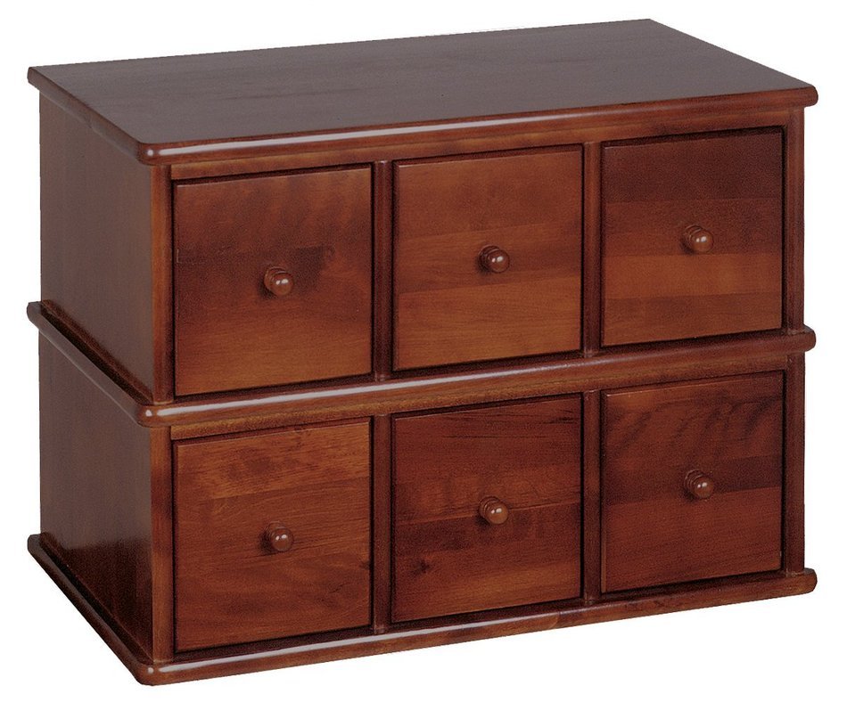 Leslie Dame CD-150 Solid Oak Apothecary Style Multimedia Cabinet, Oak N2