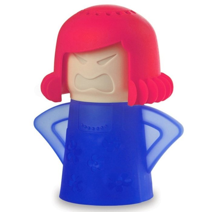 Microwave Oven Steam Cleaner Angry Mama Cooking Kitchen Creative Gizmo Tool