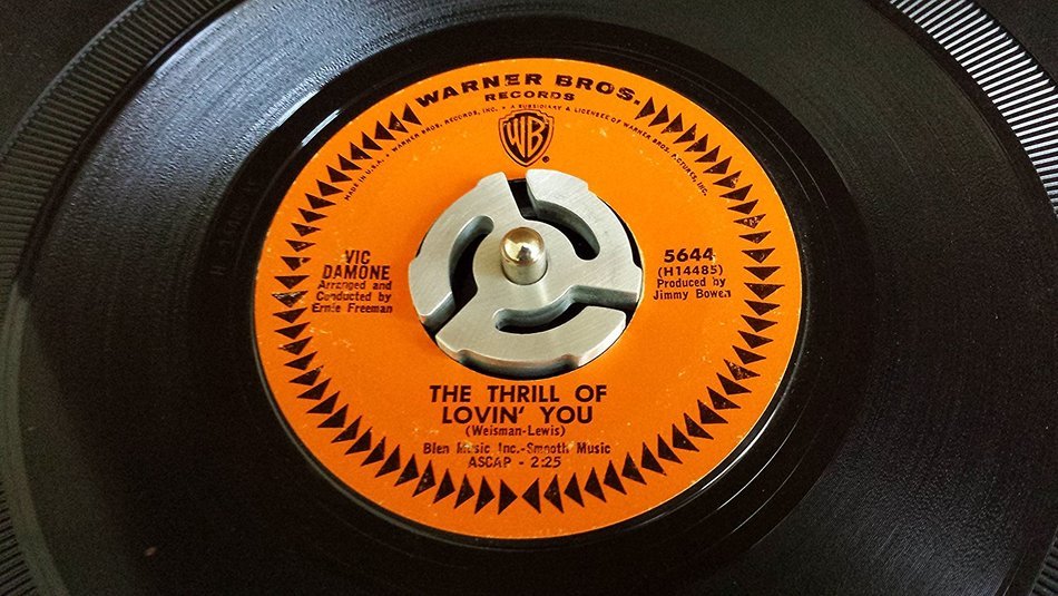 Custom Aluminum 45 Rpm Record Adapter (New). N2