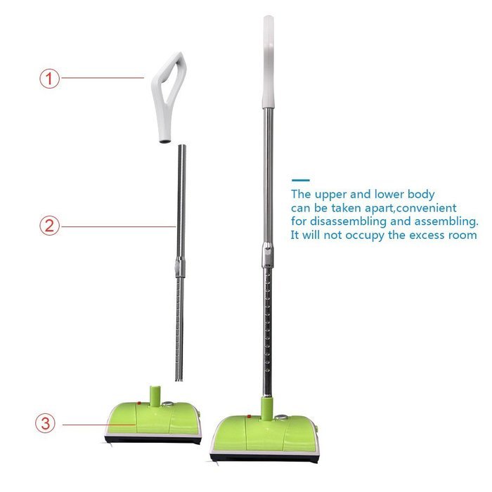 Rechargablely Powered Floor & Low level Carpet Sweeper,Cordless ...