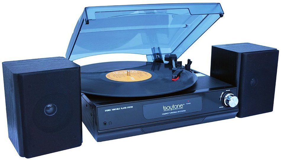 Boytone Bt-14Tbb-Sp Full Size Turntable 3 Speed 33/45/78 Rpm N4