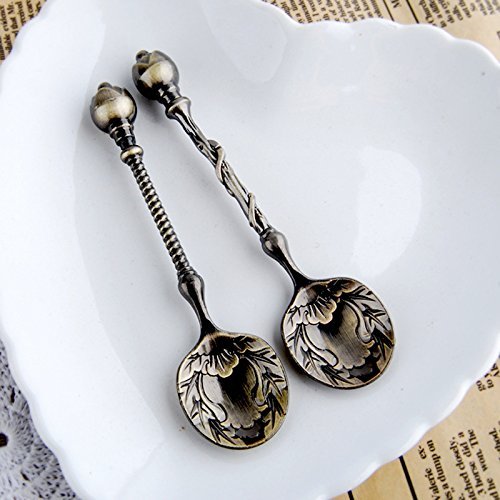 Vintage Coffee Spoon Carving Truncheon Retro Baton Tea Accessories Cooking Tools Coffee Maker