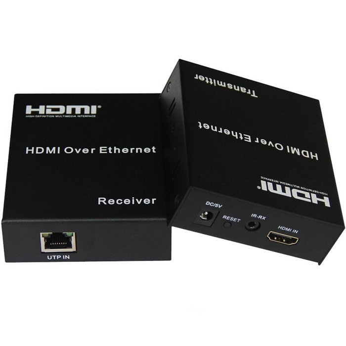 E-SDS HDMI Extender over Ethernet Single Cat5e Cat6 Cable Up to 395ft(120m) with IR, Support 1080p ,HDMI 1.3,... N11