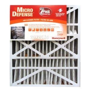 Honeywell 20 in. x 25 in. x 4 in. Pleated Air Cleaner Replacement Filters (2-Pack)