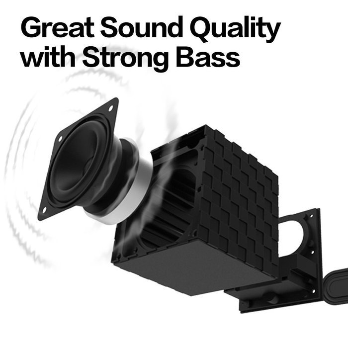 Tayogo Magic Cube Rechargeable Portable Bluetooth Wireless Speaker with 3.5mm Audio Port for Iphones, Ipads, Android... N7