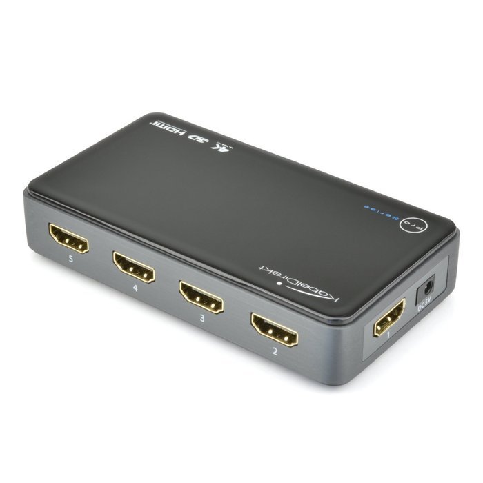 KabelDirekt 4K Ultra HD High Speed HDMI Switch 3in / 1out (1080p 4K UltraHD 3D) with Remote - PRO Series N11