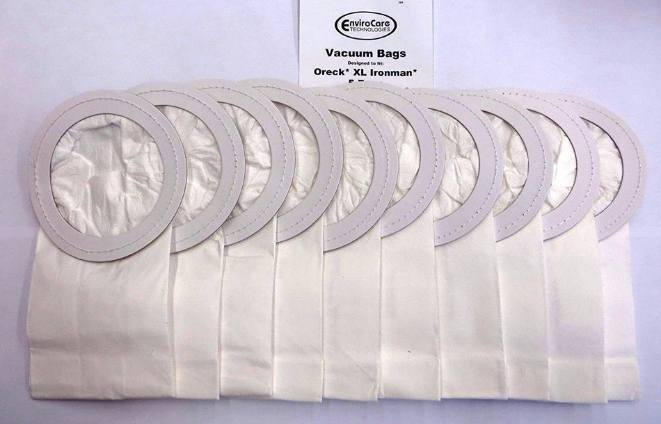 10 Oreck XL Ironman Bags, Fits Oreck XL Ironman Vacuums, Compare to Part # PKIM765 (10 Bags) N4