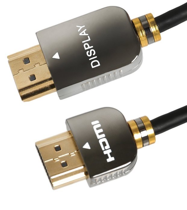Ysimda Ultra Slim Flexible Series Redmere Active Metallic Shell HDMI 2.0 A to A High-speed Cable, 15ft, 18G, Supports... N7