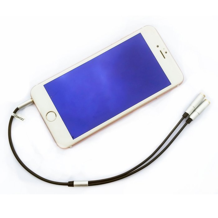 DIKOO 35510011 AUX 3.5mm Male to Male Stereo Audio Cable with In-line Microphone N15
